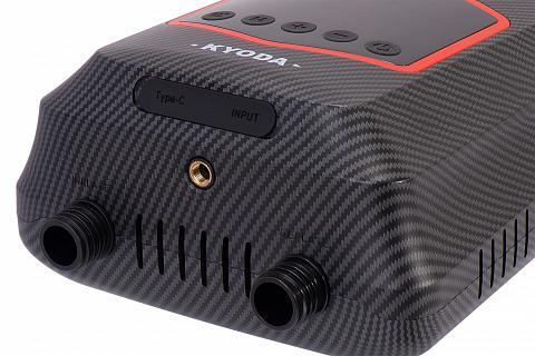 Фото насос аккумуляторный двухступенчатый ht-400a kyoda универсальный  (0,034-1,36 атм; 0-10 атм)
