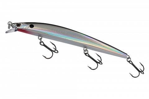 Фото воблер kyoda blade minnow-120f, длина 120 мм, вес 12 гр, цвет p690 заглубление 0.3 - 0.6 м.