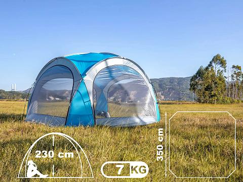 Фото шатер туристический kyoda 4 стороны, открытый, р.350*350*230 см