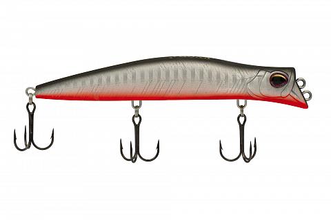 Фото воблер kyoda pocky minnow-130f, длина 130 мм, вес 17,5  гр, цвет p1155 заглубление 0,1 - 0,2 м.