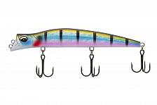 Фото воблер kyoda pocky minnow-130f, длина 130 мм, вес 17,5  гр, цвет p2276 заглубление 0,1 - 0,2 м.
