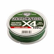Фото navigator x4 d-0,25 мм, l-150 м, цвет зеленый, разрывная нагрузка 18,90 кг