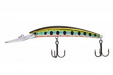 Фото воблер kyoda pelipper minnow-110f, длина 110 мм, вес 16,5  гр, цвет p1048 заглубление 0- 3 м.