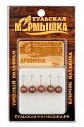 Фото мормышка тульская дробинка 2.7 медь (5 шт), вес - 0,18 гр. 