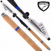 Фото спиннинг condor pro hunter длина 2,10 м, тест 5-25 гр, carbon im-7, телескопический