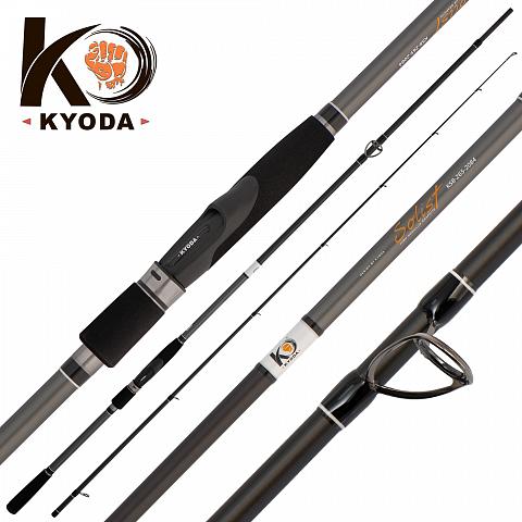 Фото спиннинг kyoda solist, длина 2,65 м, тест 8-35 гр, штекер