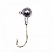 Фото дж. головка шар, крючок mustad, размер 1/0 (усиленный), вес 12,0 гр. /20 шт/