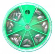 Фото набор грузов "оливка" (0.5g - 3.0g) /10 шт/