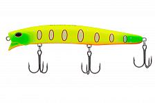 Фото воблер kyoda mega minnow-125f, длина 125 мм, вес 21,0  гр, цвет p1952, заглубление 0 - 0,8 м.