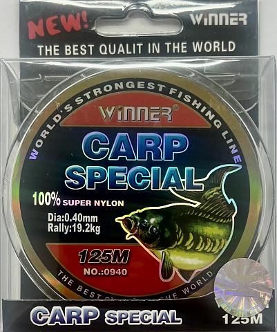 Фото carp special  winner d-0,35 мм, l-125 м, цвет прозрачный (10 шт)