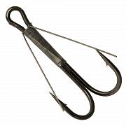 Фото крючок-двойник незацепляйка condor weedless double hook №1 bn (50 шт./упак)