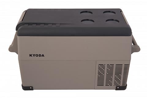 Фото автохолодильник kyoda cf35h, двухкамерный, объем 35 л, вес 12,1 кг
