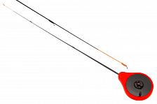 Фото удочка зимняя kyoda, балалайка бескивковая ice fishing rod, длина 36 см, тест 0,2-0,5 гр, цвет red 