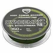Фото dyneemax 8 d-0,203 мм, l-150 м, цвет зеленый, разрывная нагрузка 17,50 кг