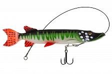 Фото виброхвост оснащенный kyoda live pike, размер 190 мм, вес 60 гр, цвет 057, 1 шт
