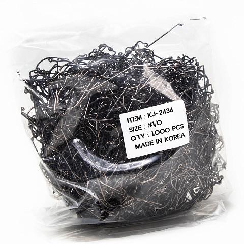 Фото крючок джиговый kumho kj-2434, №4/0 bn (1000 шт./упак.)