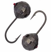 Фото шар фигурный с отверстием d 4,0 мм, вес 0,55 гр, черный никель /10 шт/