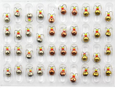 Фото мормышка паяная "рвс" "коза" тип 2-108, крючок mustad /40 шт/